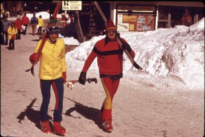 Heading for the Ski Lift, 1974