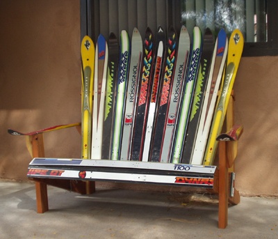 Adirondack Ski Bench