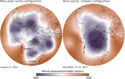 Polar Vortex Comparison - January 5, 2014 to November 14, 2013 Polar Vortex Comparison - January 5, 2014 to November 14, 2013