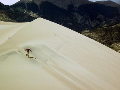 Skiing at the Great Sand Dunes National Park Skiing at the Great Sand Dunes National Park